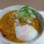 麺処 盛盛 - カレーきしめん（大盛り）+温玉トッピング