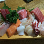 紀八 - 本日注文の刺身の盛り合わせ1000円の大トロっぷりが凄すぎる！！！