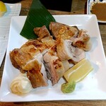 ふうすけ - 鶏もも塩焼き　750円