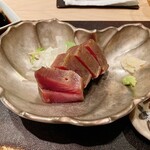 銀座 よし澤 - メジマグロのわら焼き