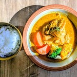 cafe soto - スープカレー全景。