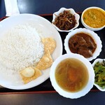 ムファー ハラールレストラン - ライス&カリー