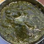 スパイスとタンドリー TABLA 八丁堀 - チキンサバ　（ほうれん草カレー）