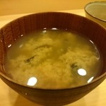 鮨 いとう - 蜆汁。あっぷ。