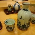 鮨 いとう - 熱燗。