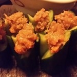 うしごろ 貫 恵比寿本店 - うしごろ特製味噌きゅうり