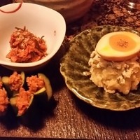 うしごろ 貫 恵比寿本店 - 前菜3種