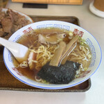 はぐろや - 半ラーメン