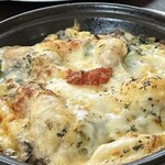 Cafe福 - 料理写真:カキとほうれん草のグラタン