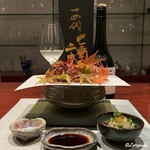 日本料理 TOBIUME - 十四代 七垂二十貫と向付