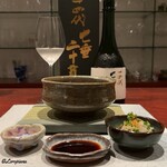 日本料理 TOBIUME - 十四代 七垂二十貫と向付