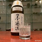 日本料理 TOBIUME - 墨廼江 純米吟醸 中垂れ