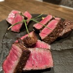 338342106 - ▪️食べ比べステーキ 鹿児島産黒毛和牛ヒレ、うちモモ、三重県産和牛サーロイン