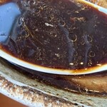 麺武 はちまき屋 - 真っ黒なスープ