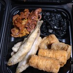 ワインバー マイアーレ - イカ墨、飯蛸の…、本ししゃも等のフリット580g