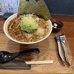 麺カフェ Itosugi - 美深ブラック、わがままちょい増しセット（¥1530）