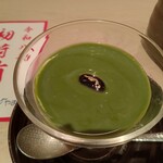 鮨 銀座 おのでら - 抹茶のブラマンジェ