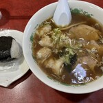 仁 - おにぎり チャーシューワンタンメン