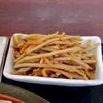 はしばそば - サービスのキンピラごぼう
