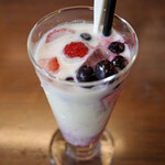 パスタ・エ・カフェ・シオサイ - 本日のジュース（ブルーベリーラッシー）