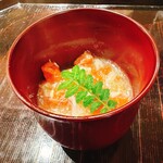 料理屋もり尋 - 越前香箱蟹のあんかけ鮨