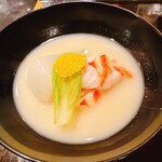 料理屋もり尋 - 丸大根と車海老の白味噌