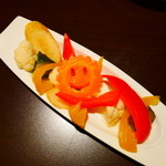 谷塚バル - 201412自家製ピクルス￥420