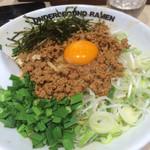 アンダーグラウンド ラーメン 頑者 - まぜそば850円+大盛100円