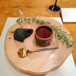 R.MIEUX - フォアグラパテ（アレルギー対応品）炭に見えるのも食べられます