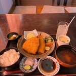 魚まん - アジフライ定食