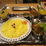 カレーレストラン シバ - 牡蠣の味噌カレー　ディナーセット