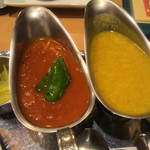 カレーレストラン シバ - ベジタブルカレーとダール