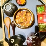 うなぎ四代目菊川 - 通常のひつまぶし　女性はこちらでもいいのかも。