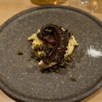 otto o otto - 大船渡産真蛸のグリリアケールとひよこ豆のプレア 2,000円