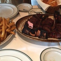 ウルフギャング・ステーキハウス 六本木 - ポテトとステーキ3人前。このくらいでちょうど良い満腹満足でした。