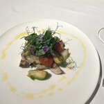 THE ROSE - 鮑と芽キャベツの前菜