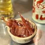 ピッツェリア　アルベリ - 生ハムジャーキー（580円）