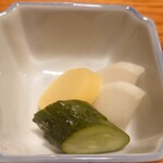 うなぎ 桜家 - お新香