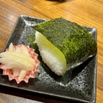 炭火やきとりと家庭創作料理 にこいち - 筋子のおにぎり