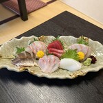 三代目 まる天 - お刺身盛り合わせ