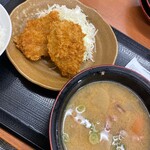かつや - 料理写真:とん汁定食(ヒレカツ)/880