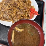 川森食堂 - 亀山みそ焼きうどん定食