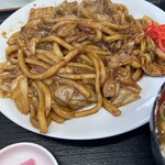 川森食堂 - 亀山みそ焼きうどん定食