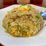 らーめん弁慶 - (ランチ)ミニラーメン(味噌脂薬味多め)、半チャーハン/1,200