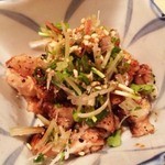 鳥しき - 2014.12.  皮のポン酢和え