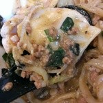 麺や マルショウ - 台湾カレーミンチを纏った水餃子(2014/12)