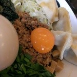 麺や マルショウ - 台湾カレーまぜそば+味玉台湾ミンチ(2014/12)