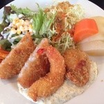 ニュー スマイル - 海老、ホタテ、白身さかなのミックスフライ ¥850