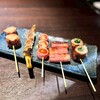 博多野菜巻き串焼き ここにこんね - 