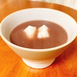 花あずき - ぜんざいに